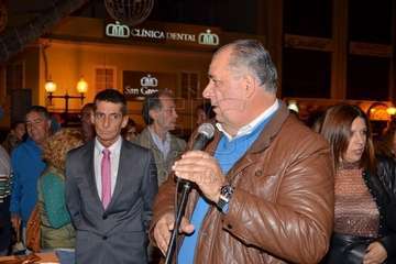 Encendido de la decoración navideña e inauguración del belén canario de Los Llanos  (Foto Francisco Javier Santana)